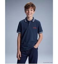 LCW Kids Lacivert Polo Yaka Erkek Çocuk Tişört