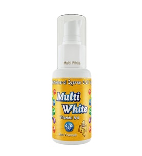Multi White Muz Aromalı  0-10 Yaş Çocuk Diş Macunu 50 ml (Standart)