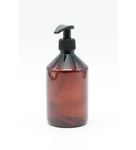 Kahverengi Sabun Şişesi, 500ml Sabun Şişesi, Plastik Sabun Şişesi