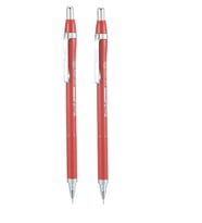 Scrikss Office Simo Mekanik Kurşun Kalem 2'li ( 2 Adet ) Kırmızı 0.5 Mm
