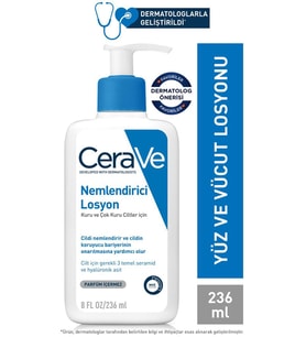 Nemlendirici Losyon Kuru Ciltler Seramid ve Hyalüronik Asit İçerikli Yüz Vücut 236ml 3337875597210
