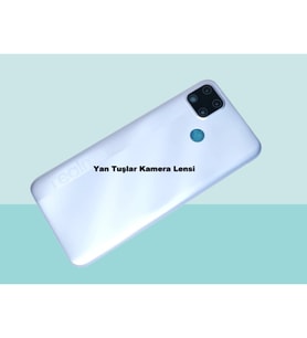 Oppo Realme C25 Uyumlu FULL KASA Arka Kapak Batarya Kapağı - MAVİ