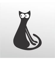 Folyo Sticker Kedi ADKPQUY662 50cm Uzunluk (Karışık)