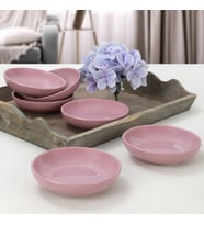 Keramika Violet Halka Çerezlik/Sosluk 13 Cm 6 Adet