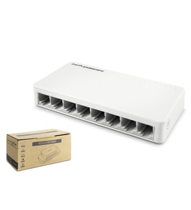 Gigabit Ethernet Switch 8 Port - Beyaz HDX1365