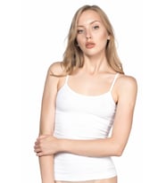 BEYAZ MI Emay 5001 Soft İp Askılı Uzun Atlet