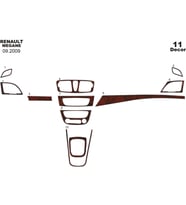 Meriç® Renault Megane 3 Ön Torpido Kaplama Maun 11 Parça 2009-2016 (Maun)