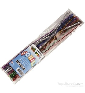 Nova Color 25'Li 30Cm Metalik Simli Şönil Nc-283