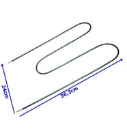 Luxell - Kumtel Marka M Tipi Fırın Rezistansı 750Watt (Metal)