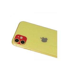 Newface Apple iPhone 11 Rainbow Kamera Lens Koruma Cam - Kırmızı