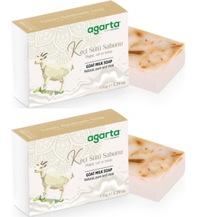 Agarta El Yapımı Doğal Sabun 150GR Keçi Sütü (2 Li Set)