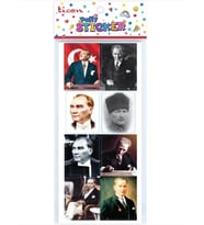 Ticon Atatürk-1 Sticker - 3 adet
