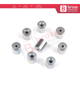 BCR012 Cam Kriko Kablo Halat Uç Pimi Tutma Perçini 6x7/1.7 mm 100 Adet