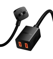 BASEUS PowerCombo Mini Power Strip 1AC 10 m Güç Kablosu /EU + UK Fiş Adaptörleri - SSSSSS7546-6