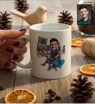 Kişiye Özel Karikatürlü Gamer Arkadaşa Hediye Kupa Bardak Doğum Günü Hediyesi