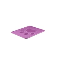 Düz Renkli Kedi Tuvalet Paspası 51,5 x 42,5 cm (Mor)