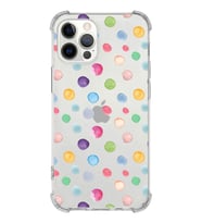 PrintiFy Apple iPhone 12 Pro Max Uyumlu Water Color 6 Baskılı Şeffaf Köşe Korumalı Antişok Kılıf