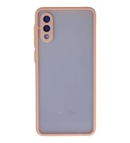 Galaxy A02 Kılıf Montreal Silikon Kapak - Pembe