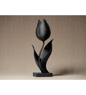 Lale Dekor Figur Carbon PLA Malzeme Ev Dekorasyon 14CM