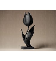 Lale Dekor Figur Carbon PLA Malzeme Ev Dekorasyon 14CM