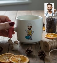 Kişiye Özel Karikatürlü İnşaat Mühendisi T Kupa Mühendisler Günü Hediyesi