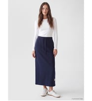 LCW Modest Lacivert Beli Lastikli Soft Touch Etek