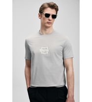 Lufian 111020310 Thınk Modern Grafik T- Shirt Tişört Erkek Tişort