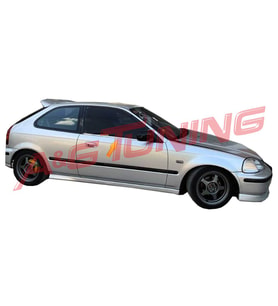 Honda Civic Coupe Cam Çıtası 2 Prç 1996 - 2002 Arası Paslanmaz Çelik