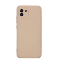 Galaxy A03 Kılıf Nano İçi Kadife - Pudra