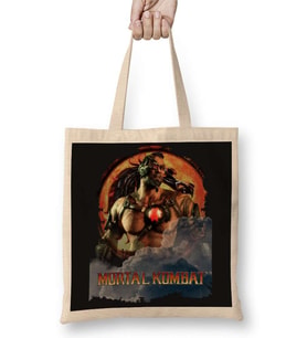 Mortal Kombat Kano Game Bez Çanta Uzun Saplı