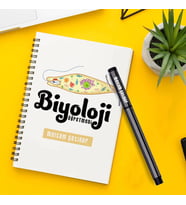 Biyoloji Öğretmeni Temalı Defter ve Kalem