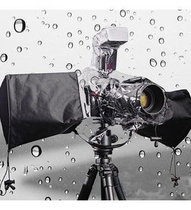 DSLR Ve SLR Makineler İçin Yağmurluk (Siyah)