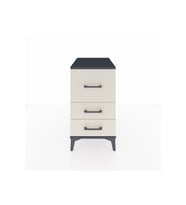 Kronos Komodin 3 Çekmeceli 44x59x80 Antrasit-Aytaşı