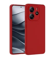 Durukar® Redmi Note 14 4G Kılıf First Silikon - Kırmızı