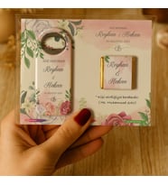 Söz Nişan Kına Nikah Düğün Hatırası Çikolatalı Uzun Açacak Magnet