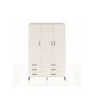 Kronos Dolap 5 Raflı 6 Çekmeceli Tek Askılı 132x59x195 Aytaşı-Aytaşı/Aytaşı