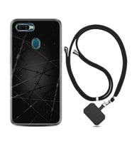 Oppo A5S A15 A16 A54 A55 A73 A74 Kılıf Boyun Askılı Silikon Dikenli Tel 1779