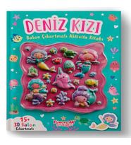 Deniz Kızı Bn Çıkartmalı Aktivite Kitabı