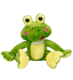 Mey İthalat® Oturan Peluş Kurbağa 30 cm