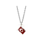 Türk Bayrağı Kolye (Gümüş)