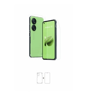 Asus Zenfone 10 Full Body 360 Derece Tam Kaplama Ön Arka ve Yanlar Tam Kaplayan Poliüretan Film