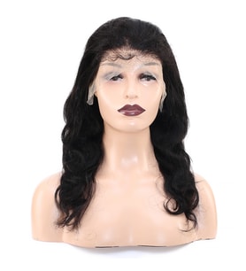 Front Lace Gerçek Tül Peruk Dalgalı  - Doğal - 55-60cm