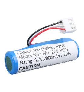 Efcell IWL250 3.7 Volt 2000Mah 18650 Lityum LI-ION Pos Cihazı Terminal Pili (12X7mm 3 Pin Soketli)