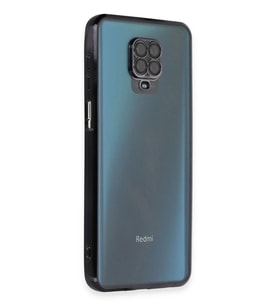 Durukar® Redmi Note 9 Pro Kılıf Lensli Silikon - Siyah