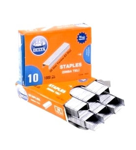 Delta Zımba Teli No:10 Gümüş - 10 Paket