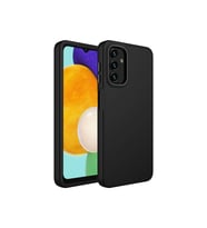 Samsung Galaxy A04 Uyumlu Kılıf Metal Çerçeve ve Buton Tasarımlı Silikon Zore Luna Kapak