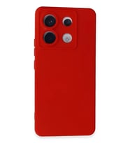 Newface Xiaomi Redmi Note 13 Pro 5G Kılıf Nano içi Kadife Silikon - Kırmızı
