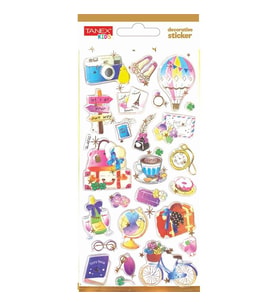 Tanex Decorative Sticker-20 Puffy Etiketi TNX-5019