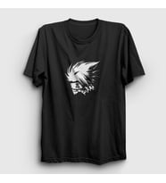 Presmono Unisex Siyah Kakashi Anime Naruto T-Shirt 132328tt