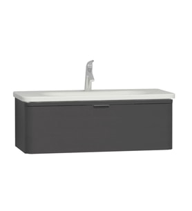 VitrA Nest Trendy 1 Çekmeceli Lavabo Dolabı 100 Cm Antrasit 56140